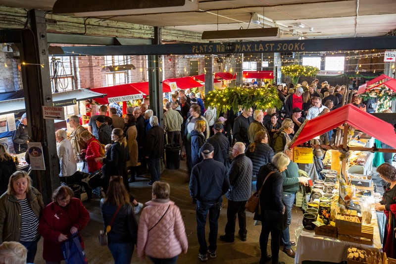 Julmässan på Bruket 2019 lockade många