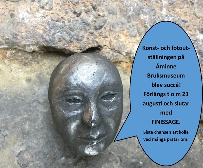 Konst- och fotoutställningen förlängs - slutar med FINISSAGE