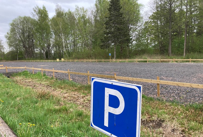 Efterlängtat och efterfrågat - en ny stor parkering med övernattningsmöjlighet på Åminne Bruk!